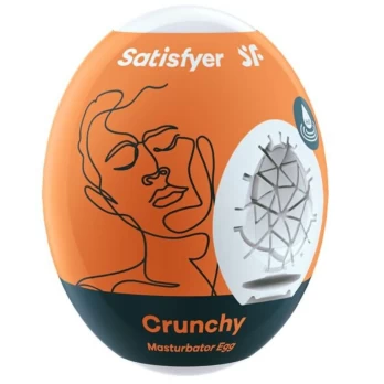 Kiaušinis SATISFYER CRUCHY MASTURBATOR