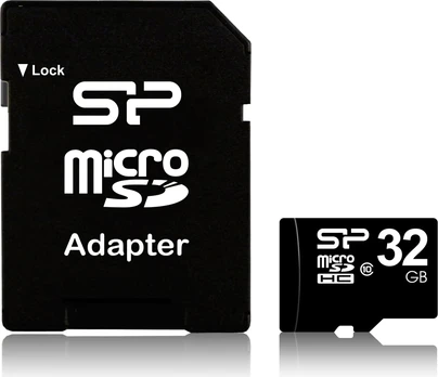 Silicon Power microSDHC card 32GB CLASS 10 + adapter