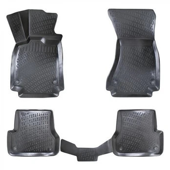 Guminiai kilimeliai juodi 3D RIZLINE AUDI A6 C7 (2011-2018)
