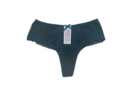 Finella 83177 žalios medvilninės stringelės