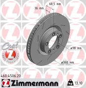 Stabdžių diskas ZIMMERMANN 460.4506.20 kaina