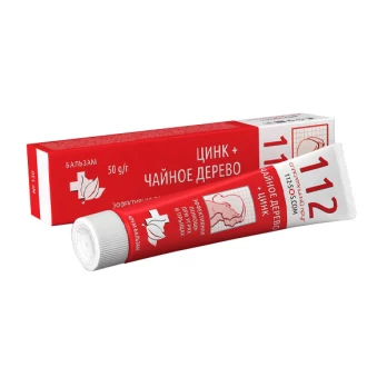 112 kremas-balzamas „Cinkas + arbatmedis“, 50 g