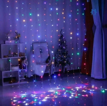 LED lempučių užuolaida (3m x 3m)