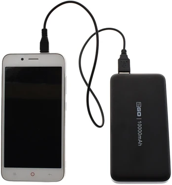 Powerbank 2GO 2GO Powerbank Basic 10000mAh 2x USB inkl. Micro-USB Kabelis