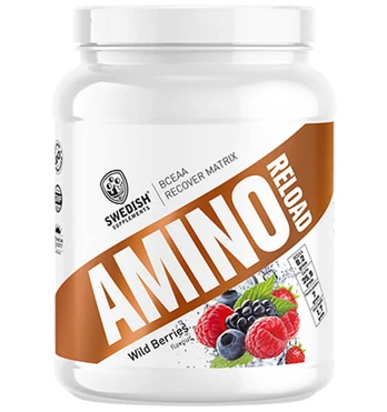 Swedish Supplements Amino Reload, Wild Berries, 1000 g