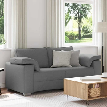 Dvigulė sofa Tamsiai pilka 140 cm Audinys