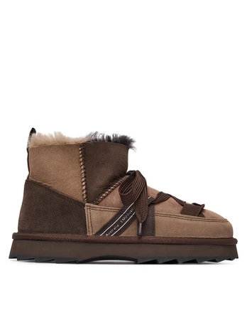 EMU Australia Sniego batai Blurred Micro Patchwork W13195 Tamsiai ruda