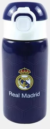 Real Madrid aliuminio gertuvė su šiaudeliu 500 ml