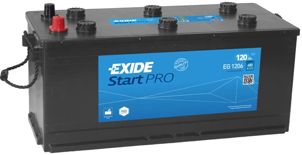 Akumuliatorius EXIDE EG1206 12V 120Ah 680A D+