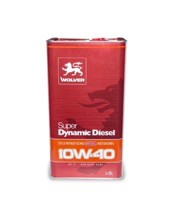 Automobilio variklio tepalas Wolver 10W - 40, sintetinis, 5 l
