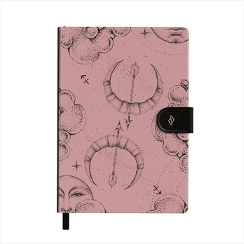 Sagittarius - Notebook, A5 (14.8 x 21cm) / Lined / Pink