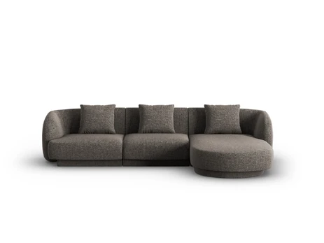 Right Corner Sofa, "Tulum", 4 Seats, 255x156x70 Made in Europe