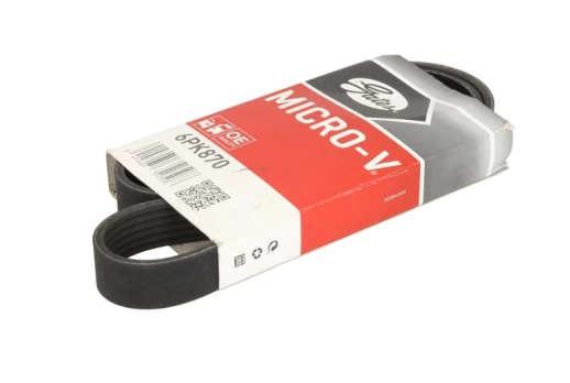 V formos rumbuoti diržai GATES 6PK870