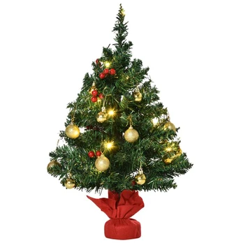 Dirbtinė Kalėdų eglutė su LED lemputėmis, 60 cm, 73 šakelės