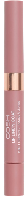 Lūpų pieštukas GOSH Line'n Coat 2 in 1 Ruby Chocolate, 2.9 g