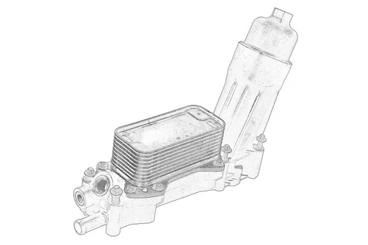 Alyvos radiatorius OE CHRYSLER 68596317AB
