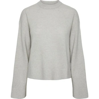 Megztinis moterims, Gray, Nalia o-neck wool knit