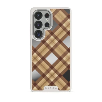 Coffee Break - Samsung Galaxy S25 Ultra Case, Elite Mirror Light (Magnetic) / Silver