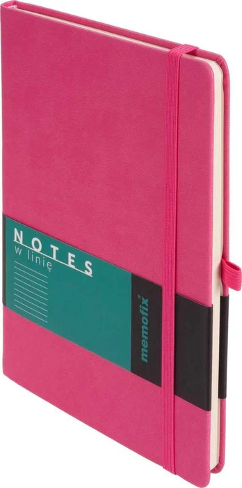 Antra Notes Memofix A5 linija rožinė