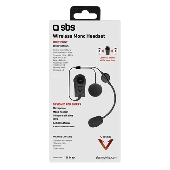 Ausinės SBS TEEARSETMONOMOTOBTK