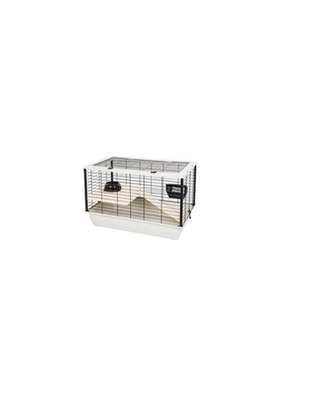 INTERZOO BUNNY 80 DE LUXE Triušių narvas 78 cm šiltai pilkos spalvos