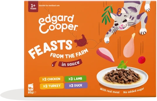 Edgard Cooper - Feasts from the farm - multipack 12x85gr