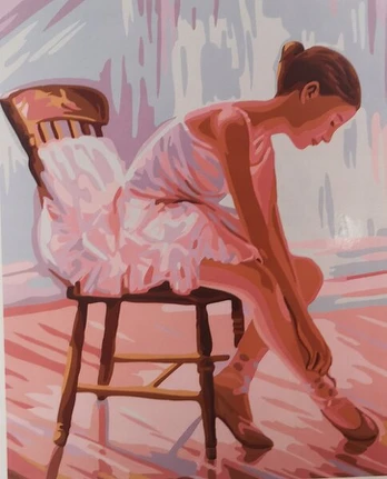 Paveikslas tapybai pagal numerius Balerina 40x50cm