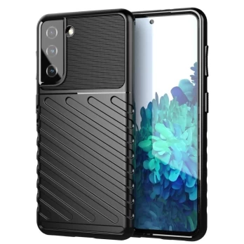 Dėklas Thunder Samsung S906 S22 Plus juodas