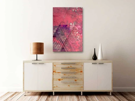 Artgeist Paveikslas - Crimson Abstraction (1 Part) Vertical