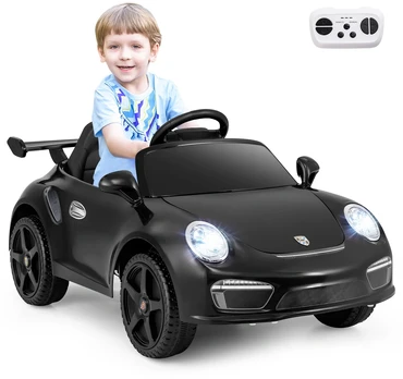 Vaikiškas elektrinis automobilis juodas