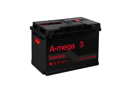 AKUMULIATORIUS 12V/62AH/560A EN A-MEGA STANDARD 3MS74R