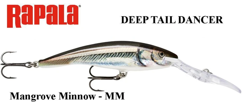 Vobleris Rapala Deep Tail Dancer MM Mangrove Minnow 9 cm