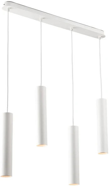 Pakabinamas šviestuvas FLUKE, baltas, 4xGU10