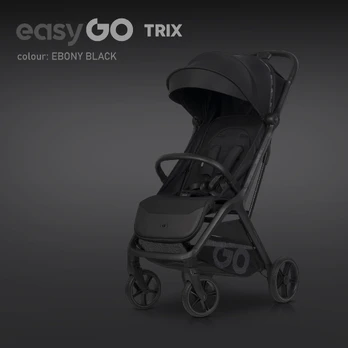 Kompaktiškas sportinukas Easy go Trix, Ebony black