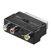 Adapteris AV Goobay Scart – kompozitinis juodas (50123)