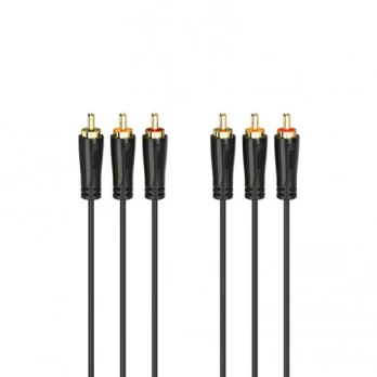 Kabelis Hama 3RCA -3RCA paauksuotas 1,5m