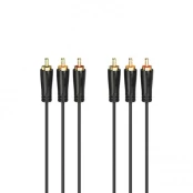 Kabelis Hama 3RCA -3RCA paauksuotas 1,5m kaina