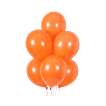 Lateksinis balionas, oranžinis - 30cm, 1vnt.