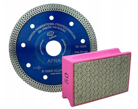 Diames deimantinis šlifavimo diskas gresui ir plytelėms #50, 125 mm