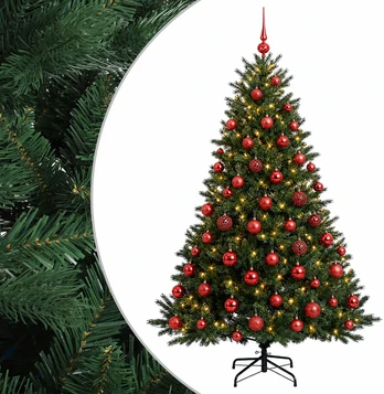 Dirbtinė kalėdinė eglutė su rutuliuku 240 cm 300 LED