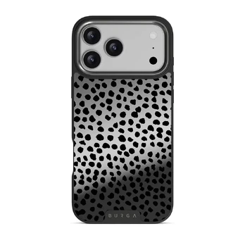 Almond Latte - Cute iPhone 17 Pro Max Case, Elite Mirror (MagSafe) / Gunmetal