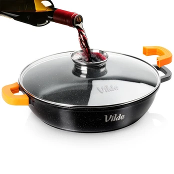 Granitinis puodas 32 cm, 4.7l - troškinimui ir kepimui