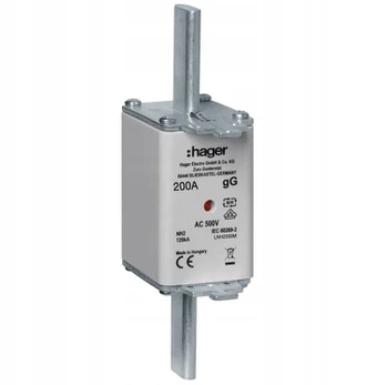 Hager Nh2c/wt-2c 200a Gg 500v saugiklis