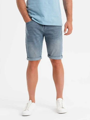 Blue men's shorts - light mėlynas