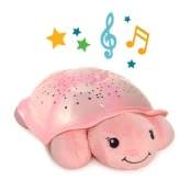 Naktinė lemputė Cloud B Twinkling Turtle, rožinė kaina