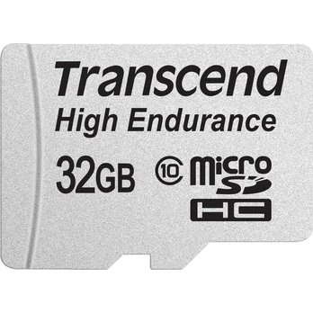 Atminties kortelė Transcend microSDHC 32GB Class 10 High Endurance su adapteriu
