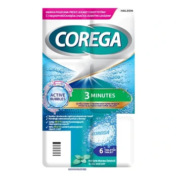 Corega Tabs 3 minučių protezų valymo tabletė 6vnt