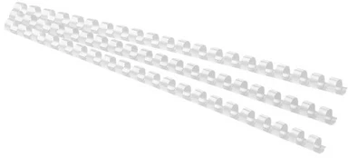 Įrišimo spiralės FOROFIS, 10mm, plastikinės, baltos spalvos