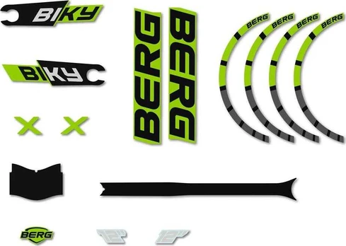 Berg Biky - Stickers set Cross Green
