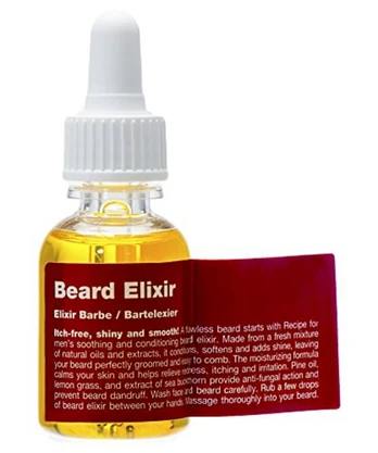 Recipe For Men, Beard Eliksyras, Beard Oil, Pine, Vegan, Conditions, 25 ml